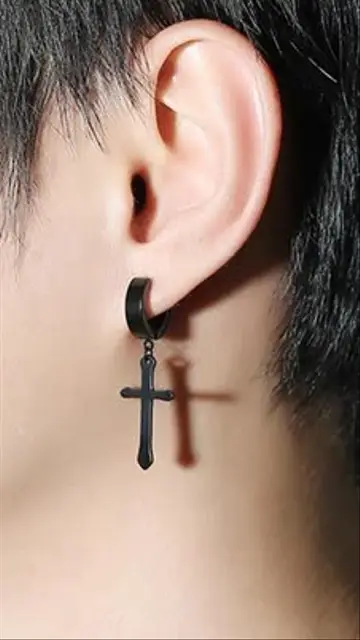 cross earring