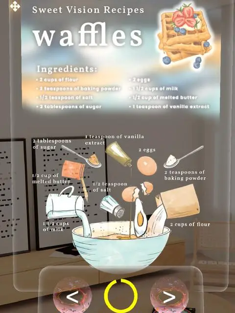 Snapchat Lens Tile Image for SweetVisionRecipes