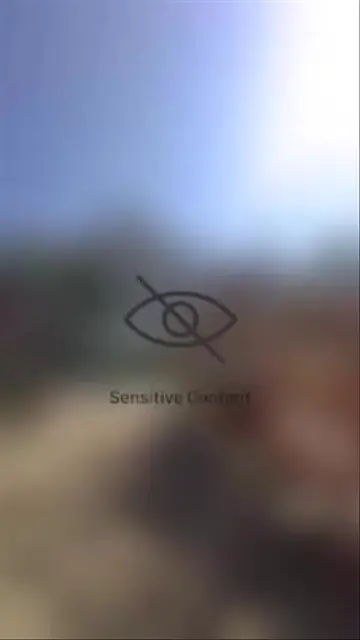 Sensitive content