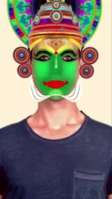 kathakali Face 3d