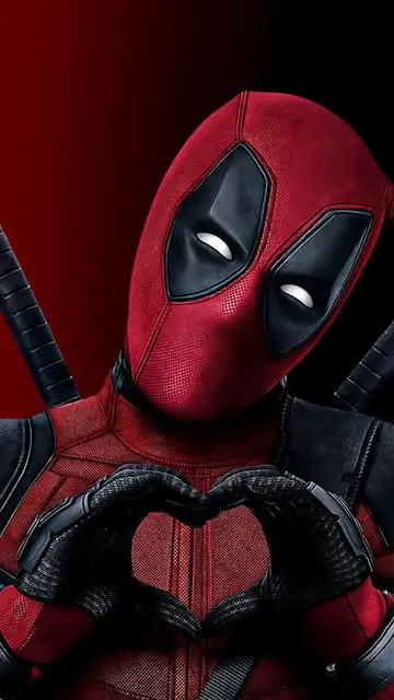 Heart Deadpool Filter by Shaan Saifi | Snapchat Lenses