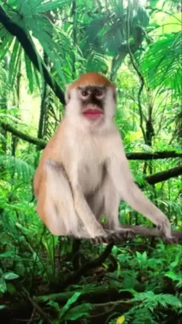 Monkey in Forest