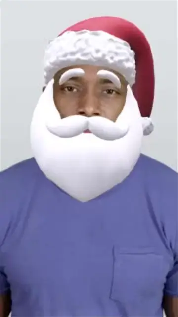 Santa clause mask