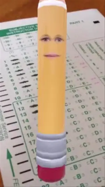 Exam Pencil Face